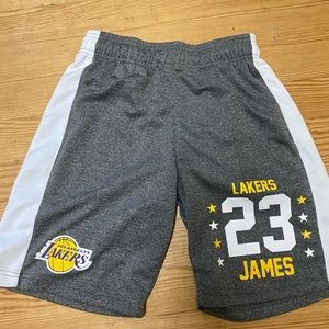 NBA Lebron James Lakers shorts